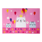 Tapete Infantil Gatinhos 100x140cm Belga Kids