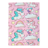 Tapete Infantil Nuvens Unicórnio 100x140cm Belga Kids
