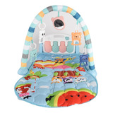 Tapete Interativo Atividade Infantil Bebe Musical Awiki Azul