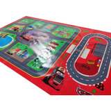 Tapete Lona Ilustrado Pista De Carrinho Transito 120x0 80 Cm