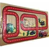 Tapete Lona Ilustrado Pista De Carrinho Transito 170x100 Cm