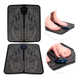 Tapete Massageador Para Pés Pernas Ems Magnético Digital Cor Preto 110v 220v