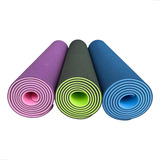 Tapete Mat Yoga Pilates Fitness Tpe Biodegradável 6mm Om Joy