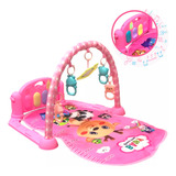 Tapete Musical Infantil Rosa Mobile Piano Importway Bw264az