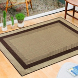 Tapete Não Escorrega Sisal 2 00x1 50 Sala Limpa Fácil Comprimento 2 M Cor Marrom Desenho Do Tecido Sala Quarto Largura 15 M