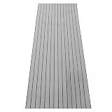 Tapete Náutico EVA Para Barcos E Lanchas- 200x48-5cm- Disponível Em 5 Cores- Fresado E Escovado -Cinza Claro-