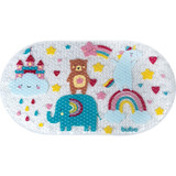 Tapete Para Crianças Antiderrapante Banho Seguro Bebe Feliz Cor Arco Iris