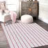 Tapete Para Sala Quarto Moderno Mandacaru 1,50 X 1,50 Rosa Cor Rosa-claro Desenho Do Tecido Geométrico