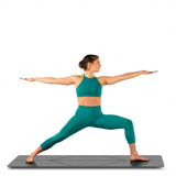 Tapete Para Yoga E Meditação Ao Ar Livre Com Bola Cor Cinza
