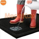 Tapete Pedilúvio 110x80 Sanitizante Desinfetante Higiene Cor Marrom escuro Desenho Do Tecido Felpa