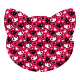 Tapete Pet Jogo Americano P Bebedouro Gato Impermeável Rosa
