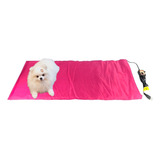 Tapete Pet Térmico Elétrico Almofada 100x45cm Cama Cães Gato