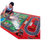 Tapete Pista De Carrinho Ilustrada Transito Lona 120x0 80 Cm