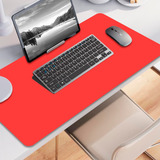Tapete Protetor De Mesa Deskpad Notebook 70x35 Vermelho