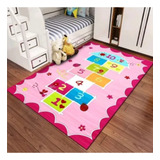 Tapete Quarto Amarelinha Infantil