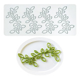 Tapete Renda Molde Silicone Bolo Doces Confeitaria Folhas