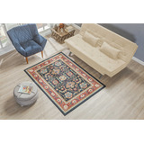 Tapete Sala 2 00 X 1 40 Moderno Antiderrapante Decorativo Comprimento 200 Cm Cor Preto Desenho Do Tecido Belga Largura 140 Cm