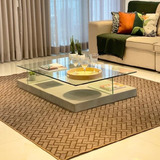 Tapete Sala 200 X 150 Confortável Fácil De Varrer E Limpar Comprimento 2 M Cor Marrom Desenho Do Tecido Geometrico Marrom Largura 1 5 Cm