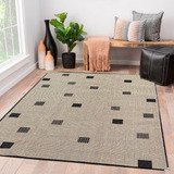 Tapete Sala Quarto Escritório 1 50x1 00 Sisal S590 Cor Preto Desenho Do Tecido Seu Modelo