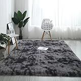 Tapete Sala Quarto Peludo Felpudo Macio E Luxuoso 2 00m X 1 50m Cinza Mesclado 