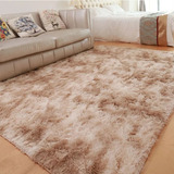 Tapete Shaggy Luxo Peludo 40mm 2 00 X 1 50 Sala Cor Bege Mesclado