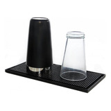 Tapete Shaker Mat Bar Esteira Borracha Preto 30x15cm