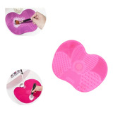 Tapete Silicone Lavar Limpa Limpeza Pincel Maquiagem Lavável