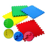 Tapete Tatame De Encaixe Eva Infantil 16 Unid 50x50cm 10mm