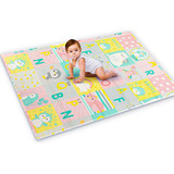 Tapete Tatame Infantil Emborrachado Dobrável Dupla Face Bebe