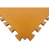 Tapete Tatame Infantil Emborrachado Eva 1x1 10mm Laranja