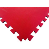 Tapete Tatame Infantil Emborrachado Eva 1x1 10mm Vermelho