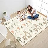 Tapete Térmico Infantil Atividades Dupla Face Emborrachado Dobrável Macio 8mm 150x200cm Baby Toys