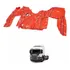 Tapete Vinil Vermelho Para Scania P310 114g Com Capo