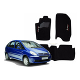Tapete Xsara Picasso Carpete Preto 2001 A 2012 03 Pçs
