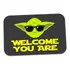 Tapete Yoda Welcome You Are Star Wars Disney
