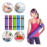 Tapete Yoga Pilates Fitness Ginastica 173cm X 60cm X 5mm