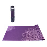 Tapete Yoga Pvc Ecológico 5mm Mat Antiderrapante Mandala Yangfit