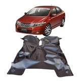 Tapetes Carpete Preto Luxo Honda City 2010 2011 2012 2013