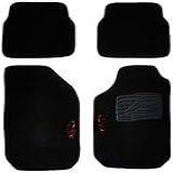Tapetes De Carpete 04 Peças- Preto - 0 Universal Carro