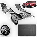 Tapetes Originais E Tapete De Porta Malas Para Mercedes Benz G Class AMG G63 SUV G500 G550 2019 2024 Acessórios Forro De Piso TPE Para Todos Os Climas E Forro De Carga Para Benz G Class AMG G63