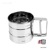 Tapioqueira Polvilhador Caneca Inox