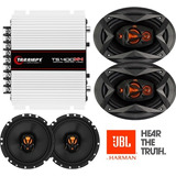 Taramps Ts400x4 + Kit Alto Falantes Jbl 6trfx50 + 69qdfx100