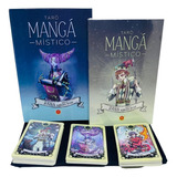 Tarô Místico Mangá 78 Cartas Livro Colorido Cx Box Toalha