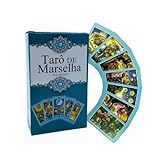 Tarot De Marselha Completo 78 Cartas Manual Tarô Completo De Marselha