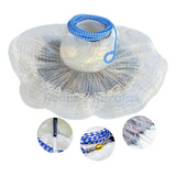 Tarrafa De Pesca Mlha 40mm Fio 050 Alt 2 30mts Roda 15mts Rp