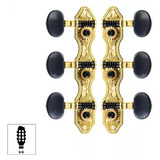 Tarraxa Strinberg Pino Grosso Violão Nylon Douradas Cm33gd
