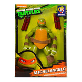 Tartarugas Ninja Boneco Michelangelo 45cm
