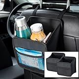 TATACLEA Bolso Traseiro Para Assento De Carro Caixa De Armazenamento De Carro Suspensa Multifuncional Fácil De Instalar Armazena Itens Pequenos Capa De Lenço De Carro Bolsa De Armazenamento 