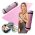 Tatame Esteira Para Yoga Exercícios Físicos 1 80mx53cmx10mm Cor Rosa