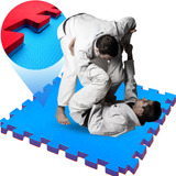 Tatame Eva Tapete Luta 1x1 40mm Karatê Muay Thai 10 Pçs